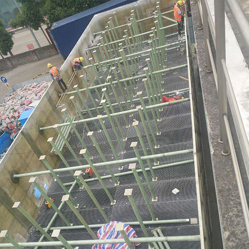 双曲线冷却塔填料芯内部